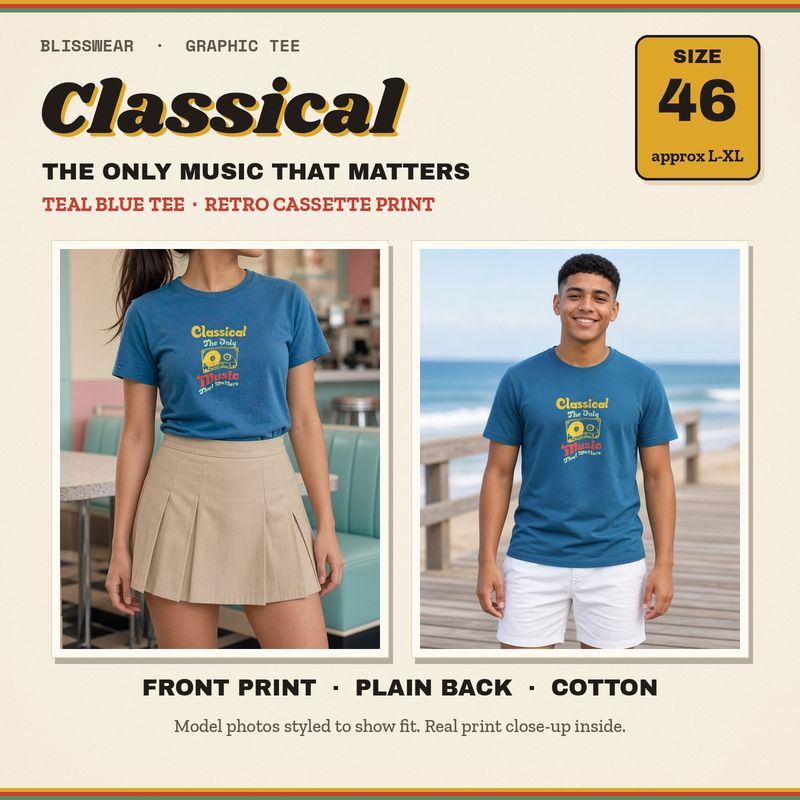 Classical Music printed tee